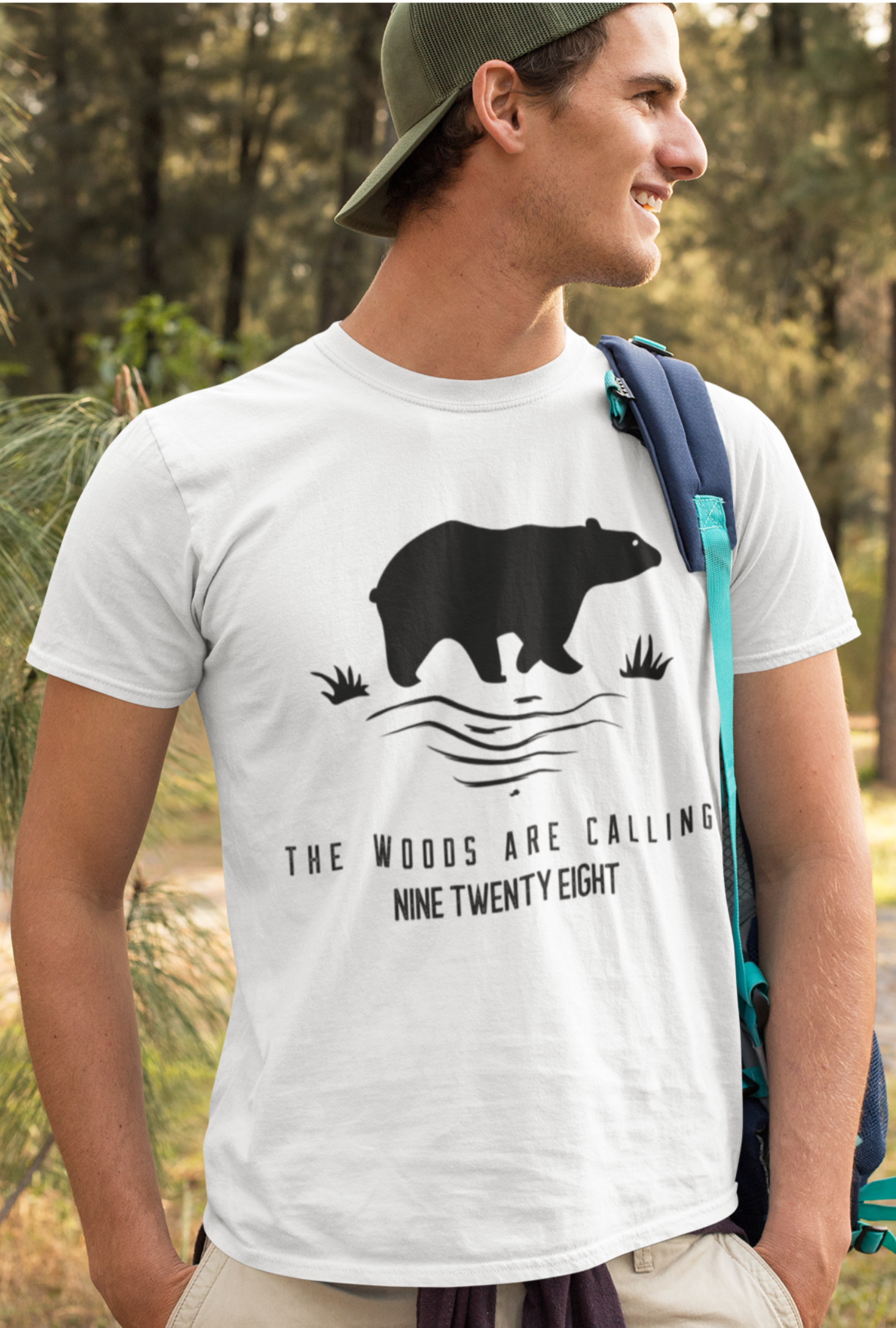 Eco Friendly Woods Are Calling Organic Cotton T-Shirt Nine Twenty Eight