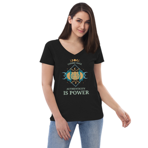 Women’s Eco Cosmic V-Neck T-Shirt Nine Twenty Eight